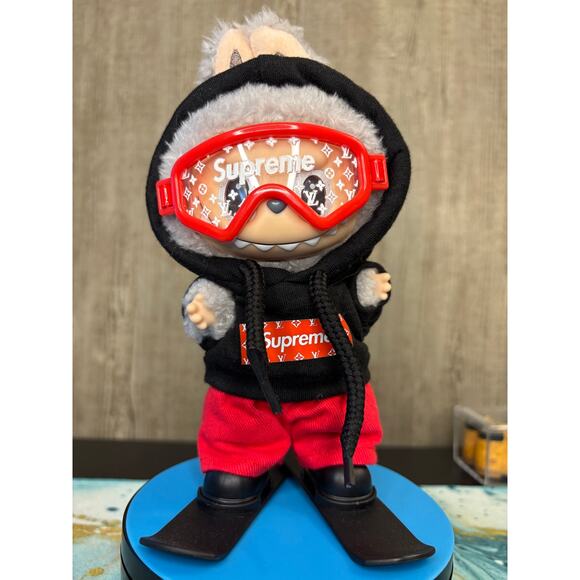 Labubu Other - Labubu "Sea Salt Coconut" w/ Supreme Outfit and Skis